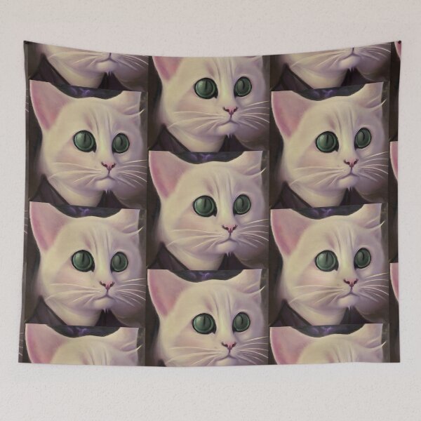 Item preview, Very white cat designed and sold by bogfl.