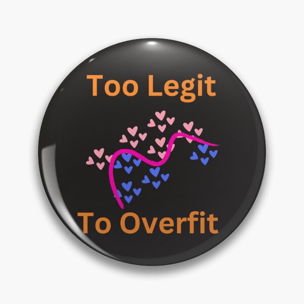 Item preview, Too Legit to Overfit Valentine design  designed and sold by t1n3333.