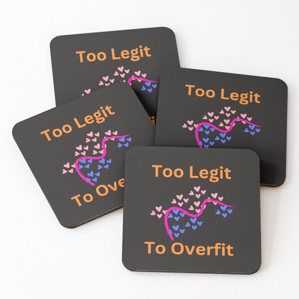 Item preview, Too Legit to Overfit Valentine design  designed and sold by t1n3333.