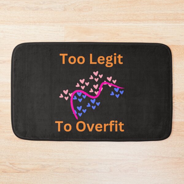Item preview, Too Legit to Overfit Valentine design  designed and sold by t1n3333.