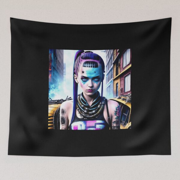 Item preview, Inkpunk girl artwork 37 designed and sold by PunkerLazar.