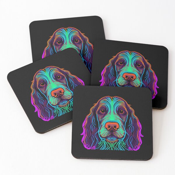 Item preview, Boykin Spaniel Dog Colorful Paint Splash designed and sold by rafaeltto.