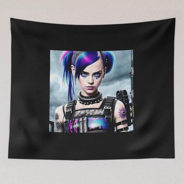 Item preview, Inkpunk girl artwork 38 designed and sold by PunkerLazar.