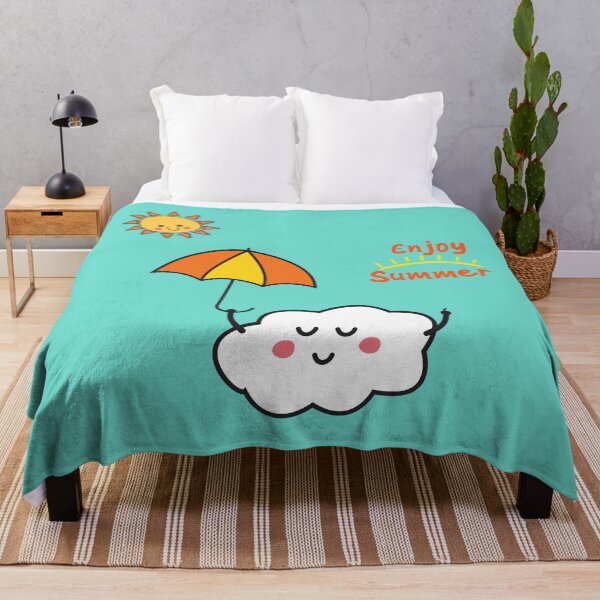 Item preview, How To "Enjoy Summer" With Cute Cloudy And Hot Sunny designed and sold by Sugarpuffdesign.