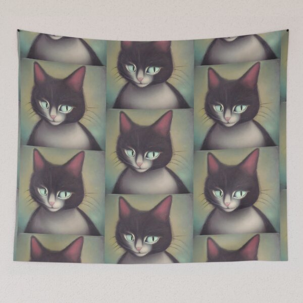 Item preview, Secretive cat designed and sold by bogfl.