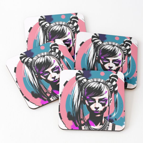 Item preview, Inkpunk girl artwork 40 designed and sold by PunkerLazar.
