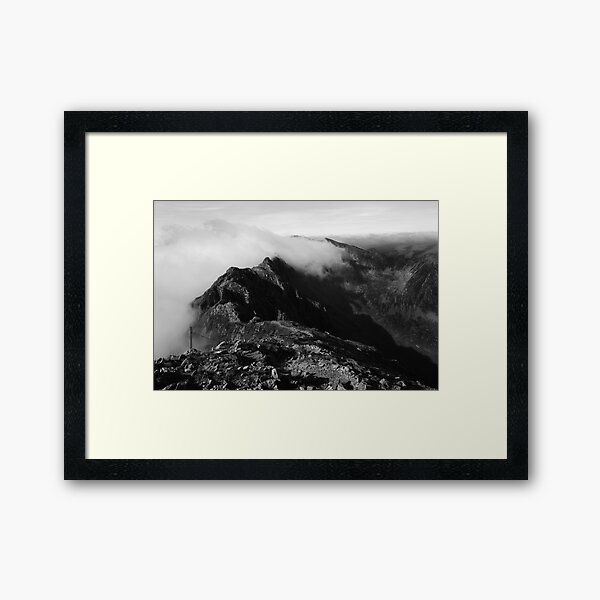 Aonach Eagach Ridge Framed Art Print