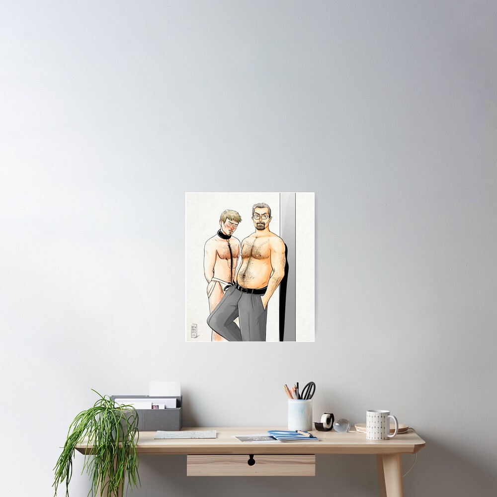 BDSM gay couple Daddy/boy Artwork