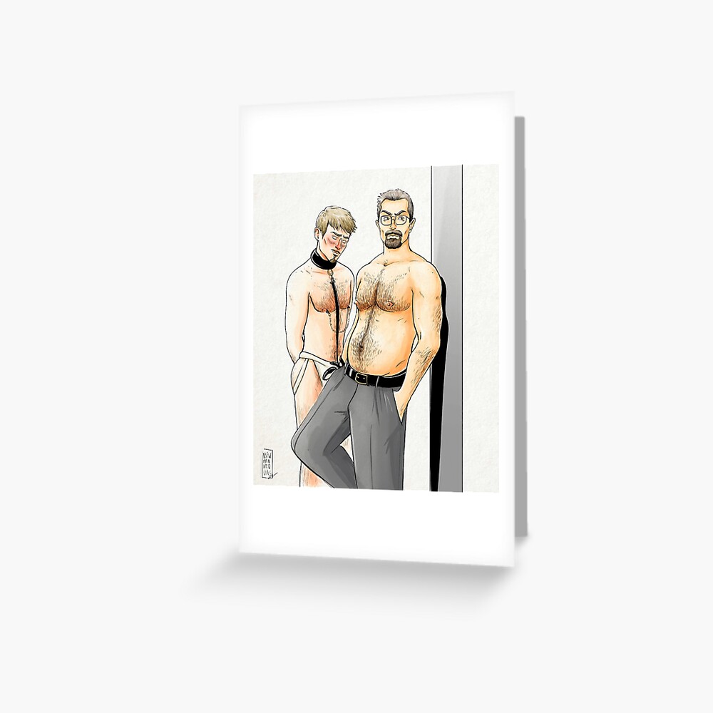 BDSM gay couple Daddy/boy Artwork