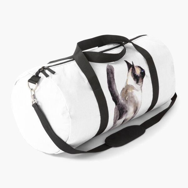 Item preview, Watercolor Siamese Cat illustration designed and sold by ArtProvocation.