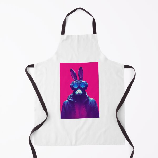 Item preview, Cyberpunk Handsome rabbit in hoodie jacket designed and sold by ARTeez⭐️⭐️⭐️⭐️⭐️.