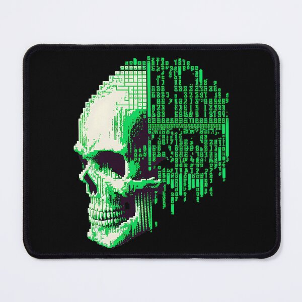 Item preview, Computer Graphic Binary Skull designed and sold by ArtAT.
