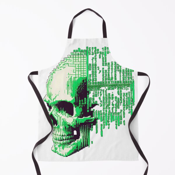 Item preview, Computer Graphic Binary Skull designed and sold by ArtAT.
