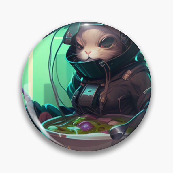 Item preview, Cyberpunk rabbit in hoodie jacket eating noodle soup designed and sold by ARTeez⭐️⭐️⭐️⭐️⭐️.