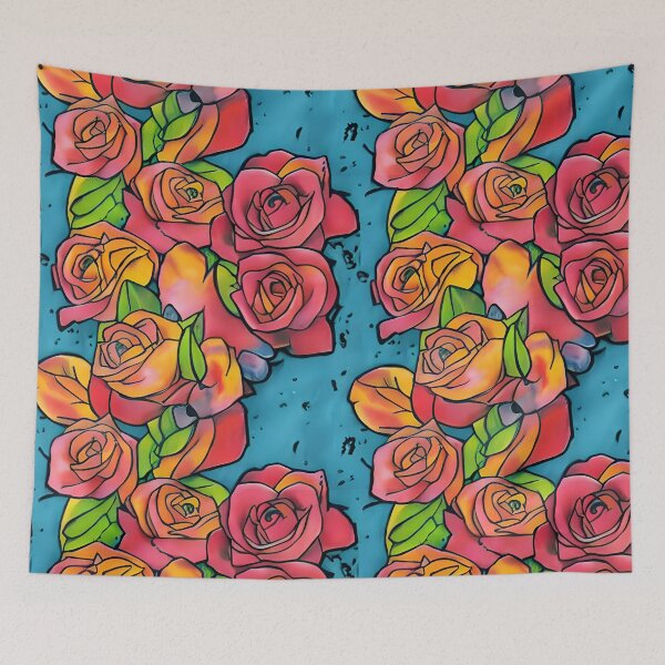 Artikelvorschau, Gothic Rose Pattern Dunkle und ausgefallene Designs für Gothic-Enthusiasten Blue Dreaming entworfen und verkauft von Bits-X-Pieces.