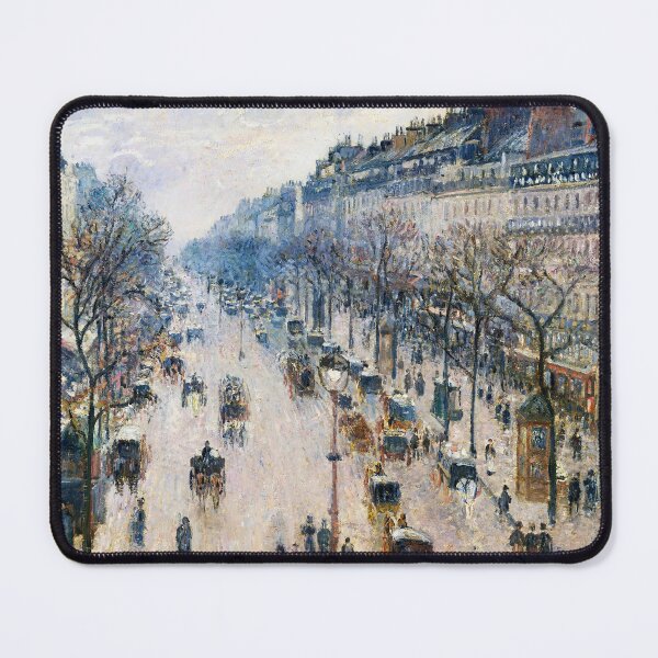 Item preview, Boulevard Montmartre on a Winter Morning (1897) designed and sold by EcoArtLab.