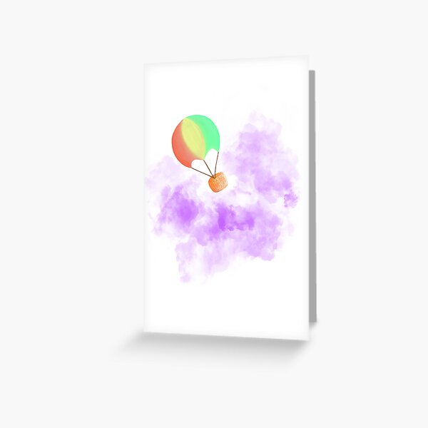 Air balloon Greeting Card