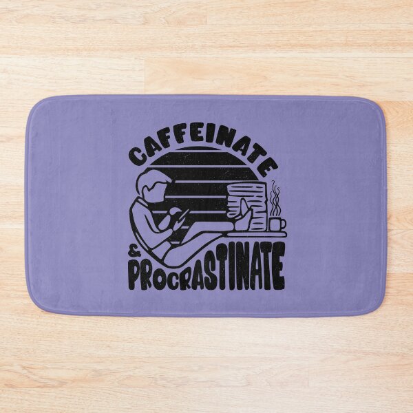 Artikelvorschau, Koffein, dann Prokrastination - Witziger Slogan für faule Bürokaffees (SCHWARZ) entworfen und verkauft von CRHPOD20.