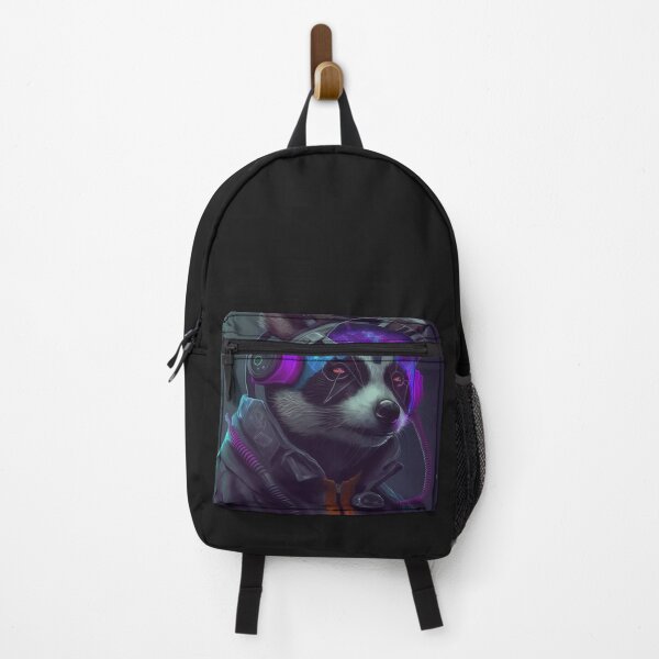 Item preview, Cyberpunk tech racoon skunk  designed and sold by ARTeez⭐️⭐️⭐️⭐️⭐️.