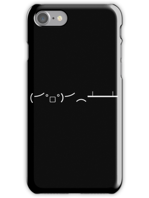  table flip emoji iphone cases skins by peter082790