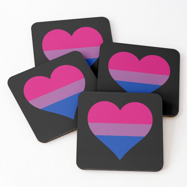 Item preview, Bisexual Pride Heart designed and sold by Sparrow  Creative Studio.