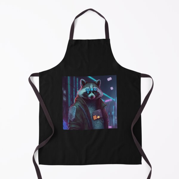 Item preview, Cyberpunk tech racoon skunk hacker designed and sold by ARTeez⭐️⭐️⭐️⭐️⭐️.
