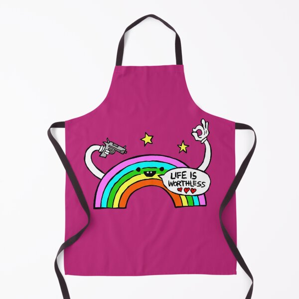 Item preview, Satire Rainbow "Life is worthless" designed and sold by RAWWR.