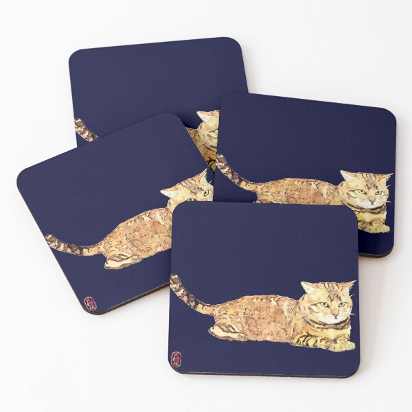 Item preview, Watercolor Red Cat design designed and sold by ArtProvocation.