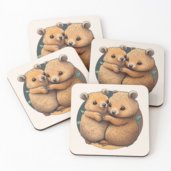 Item preview, Cute Quokkas Hugging - Significant Quokkas designed and sold by stickertopic.