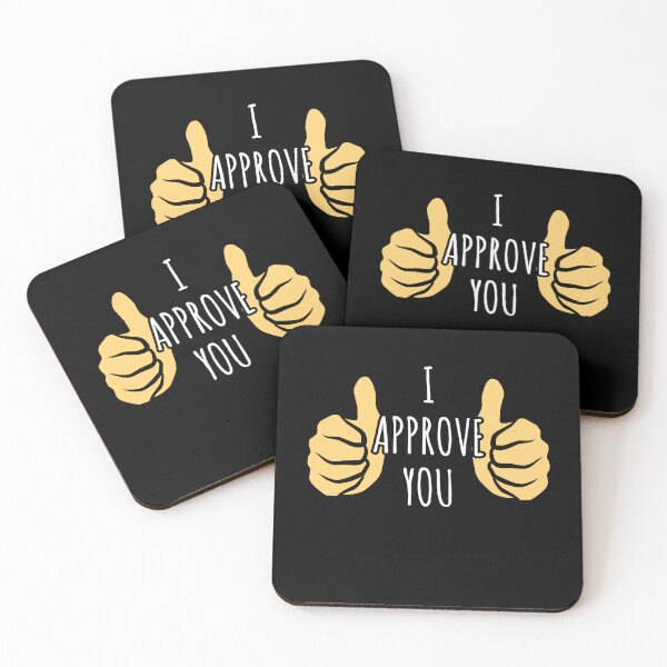 Item preview, I Approve You - Thumb of Approval Quote designed and sold by EnzoVectorism.
