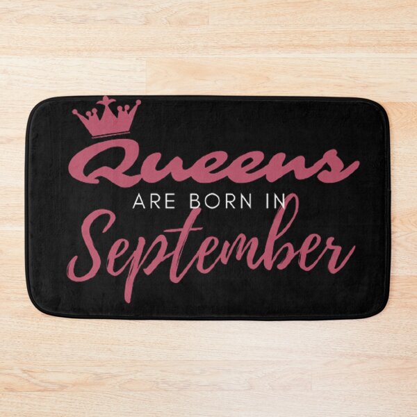 Item preview, Queens Are Born In September - September Birthday Quotes Aesthetic designed and sold by shellagrash.