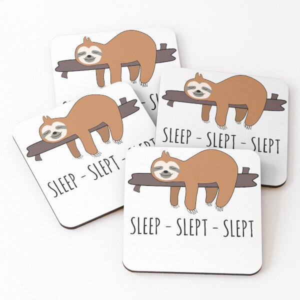 Item preview, Irregular Verbs : Sleep Slept Slept - Lazy Slorh designed and sold by EnzoVectorism.