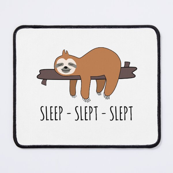 Item preview, Irregular Verbs : Sleep Slept Slept - Lazy Slorh designed and sold by EnzoVectorism.