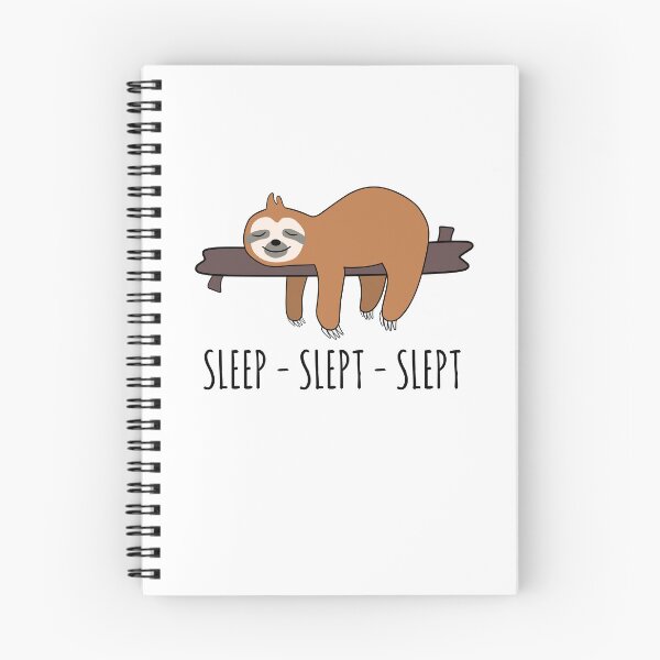 Item preview, Irregular Verbs : Sleep Slept Slept - Lazy Slorh designed and sold by EnzoVectorism.