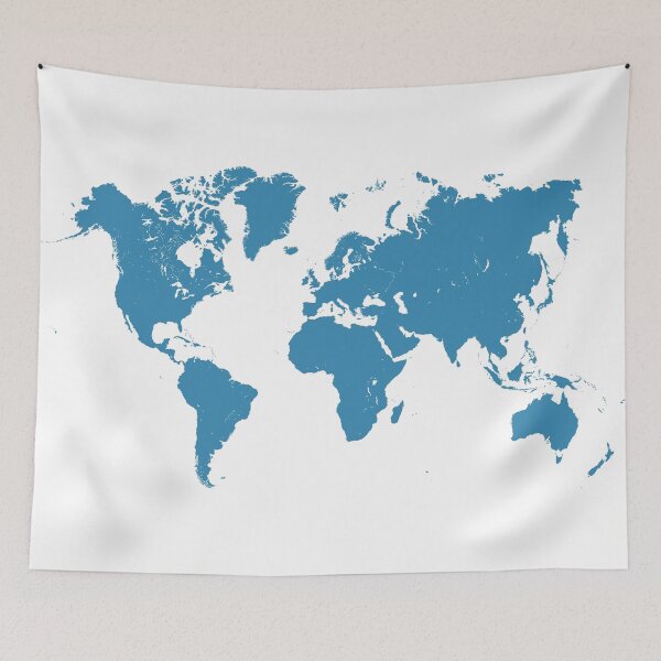 Item preview, blue maps designed and sold by AidaArt.