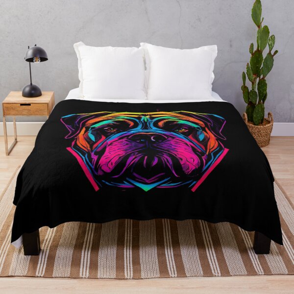 Item preview, bull mastiff Dog Colorful Paint Splash designed and sold by rafaeltto.