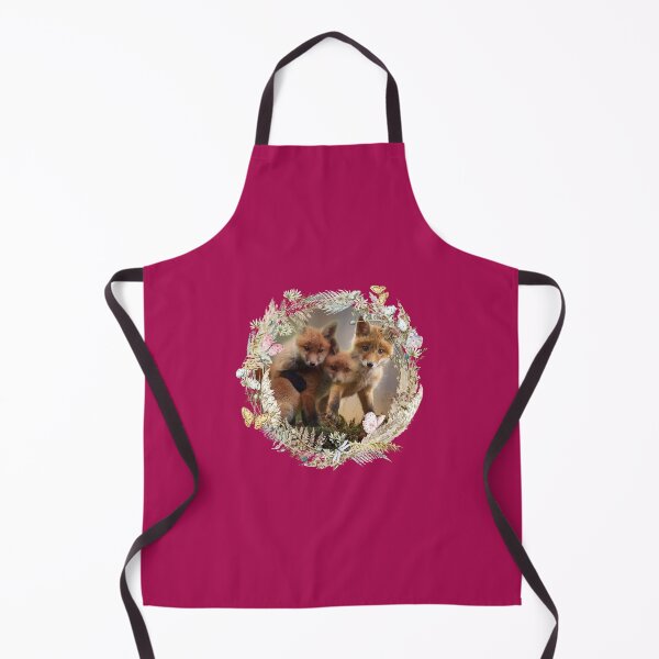 Item preview, Fox And Watercolor Florals, Adorable Fluffy Red Fox Cubs With Beautiful Butterflies and a Boho Aesthetic Floral Arrangement designed and sold by Flowerartlovers.