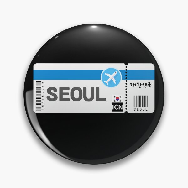 Item preview, Boarding pass to Seoul (South korea) designed and sold by Kimchi-style-.