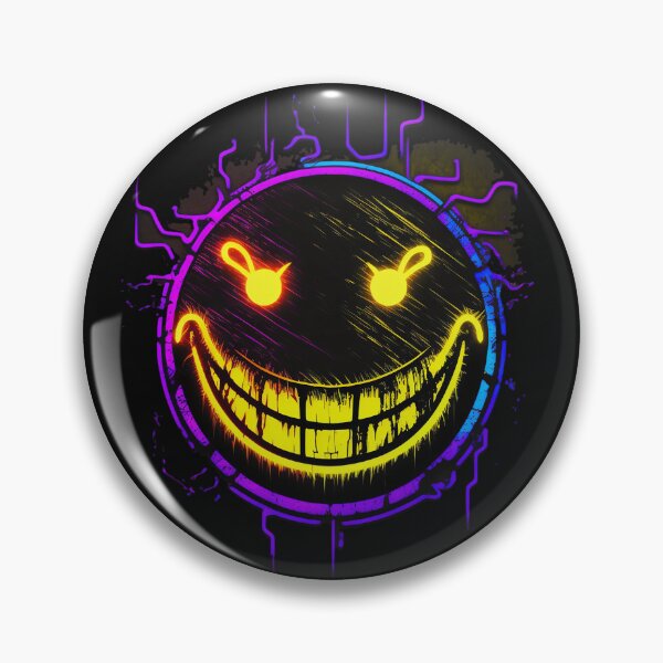 Item preview, Cyberpunk Grinning Face designed and sold by The-Fox-Hole.