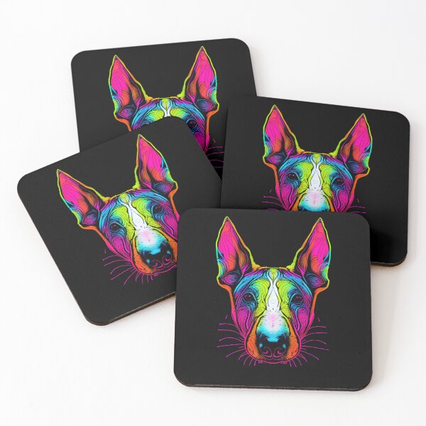 Item preview, Bull Terrier Dog Colorful Paint Splash designed and sold by rafaeltto.