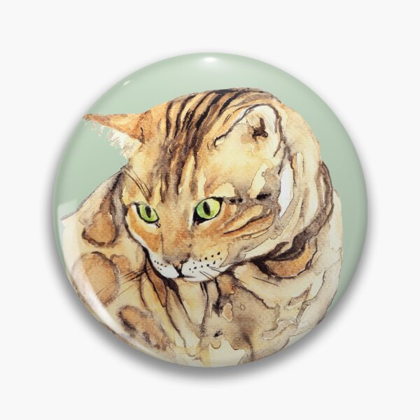 Item preview, Watercolor Red Cat Design designed and sold by ArtProvocation.