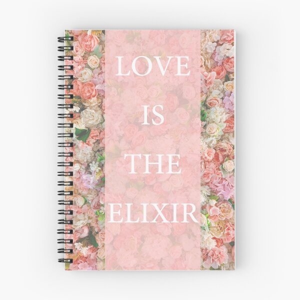 Item preview, Love is the Elixir of life, floral and stripes, Pink And White Stripe, pink flower,Kawaii Pink,Love Quote designed and sold by bubbley2021.