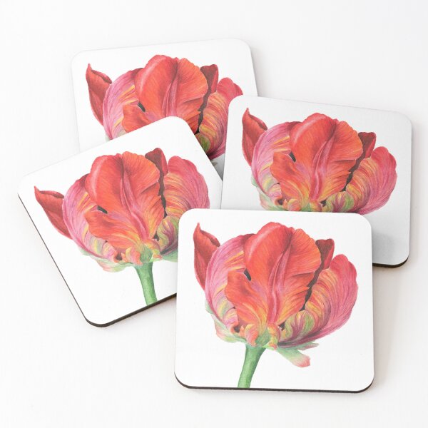 Item preview, Bright red tulip designed and sold by AnnaMitina.
