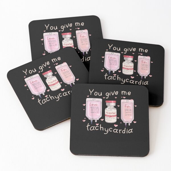 Item preview, You Give Me Tachycardia Funny Nurse Valentine, Nurse Valentines Day, Best Valentine's Day Gifts For Nurse, Nurse Squad Crew, Funny ICU Nurse designed and sold by Diferenty Shop  ⭐⭐⭐⭐⭐.