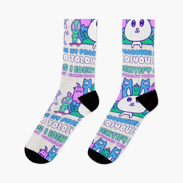Item preview, I Identify As A Conspiracy Theorist My Pronouns Are Told You So Kawaii Ufo Design designed and sold by CandyDroidMerch.