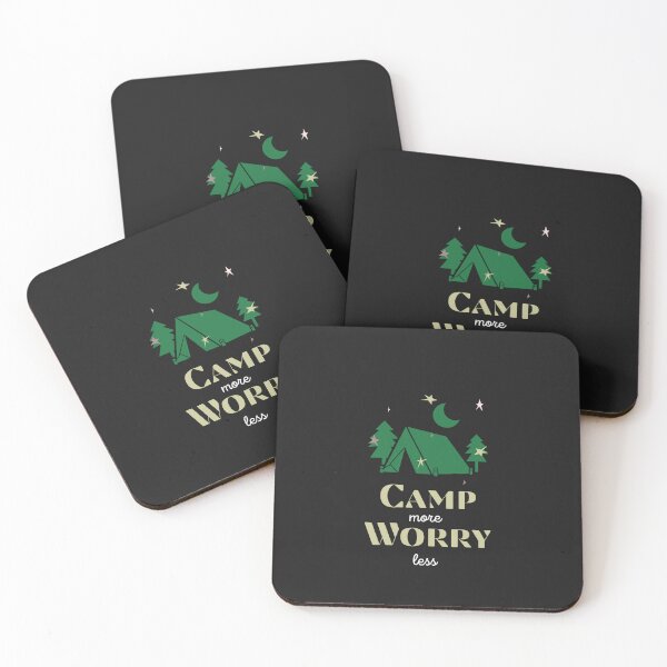 Item preview, Camping | Camp More Worry Less | Cool gift for camping | Hiking | Nature | mountains | Outdoors gift |  designed and sold by Outdoors-Sports.