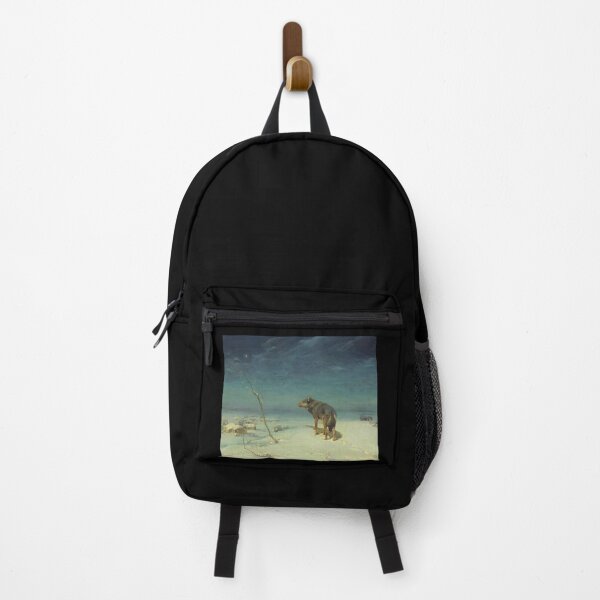 Item preview, Winter scenery - Lone Wolf by Alfred Wierusz-Kowalski designed and sold by AR-shop.