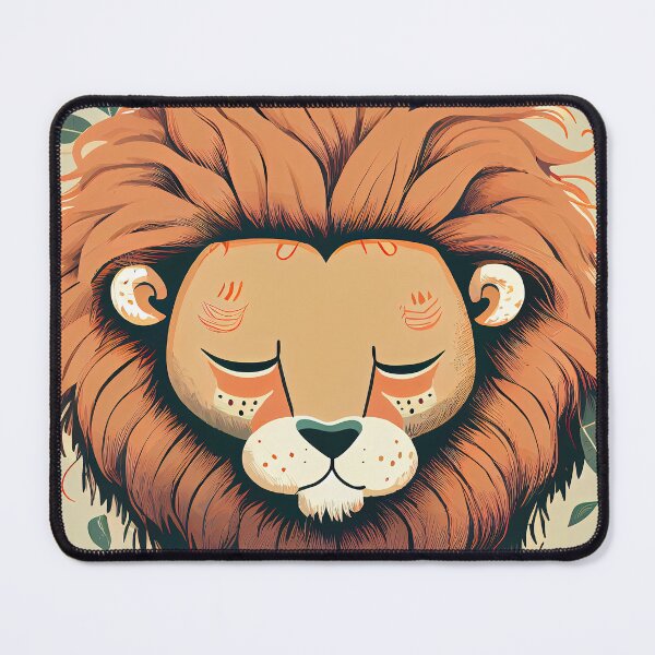 Item preview, Adorable Sleeping Lion's Heads designed and sold by Desmond Lundi.