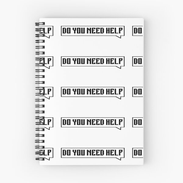Item preview, DO YOU NEED HELP - black designed and sold by Univers Gifts.