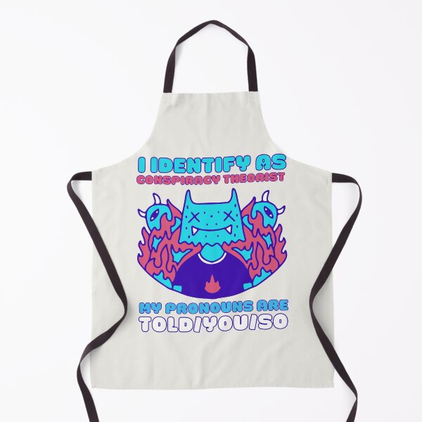 Item preview, I Identify As A Conspiracy Theorist My Pronouns Are Told You So Kawaii Ufo Design designed and sold by CandyDroidMerch.